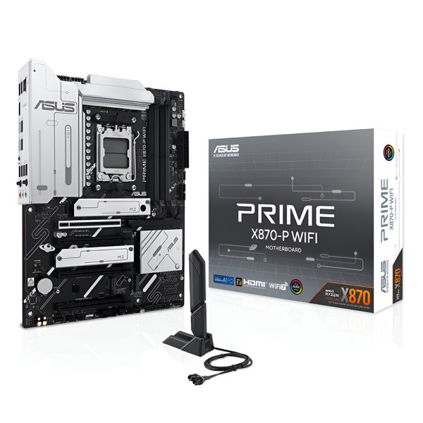 Asus Prime X870-P AMD Ryzen Wi-Fi 7 Gaming Motherboard | 90MB1IS0-M0EAY0