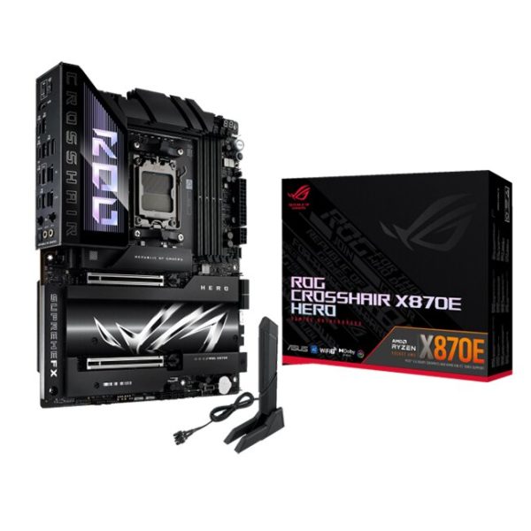 ASUS ROG CROSSHAIR X870E HERO AMD AM5 ATX Motherboard | 90MB1IE0-M0EAY0