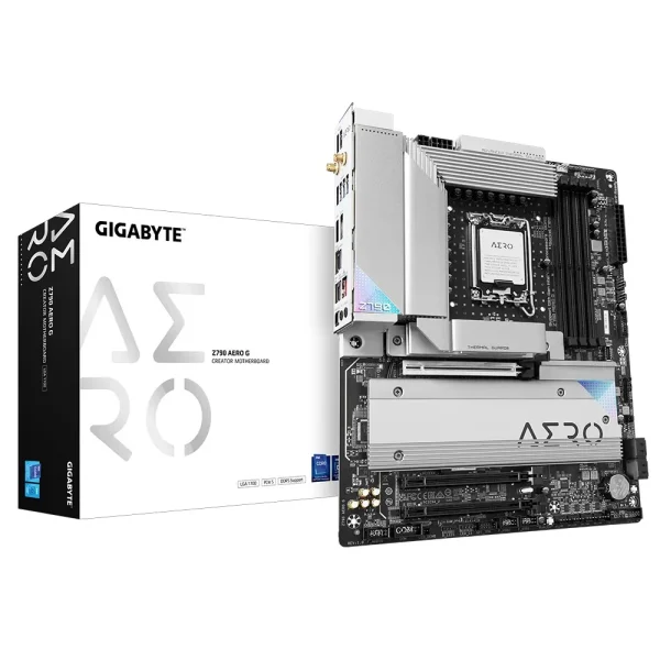 GigaByte Intel Z790 AERO G DDR5 Wifi Gaming MotherBoard - WHITE
