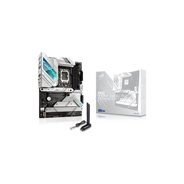 Asus Rog Strix Z690-A Gaming Wifi D4 ATX Motherboard - WHITE | 90MB18K0-M0EAY0