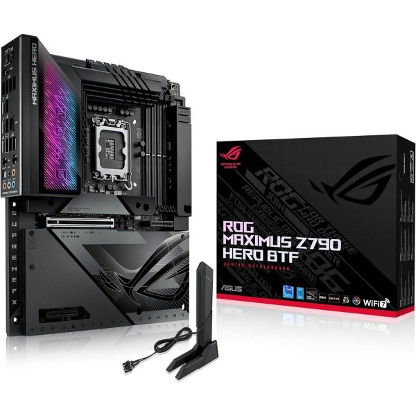 ASUS ROG MAXIMUS Z790 HERO BTF Intel Z790 LGA 1700 ATX - BLACK - 90MB1H50-M0EAY0