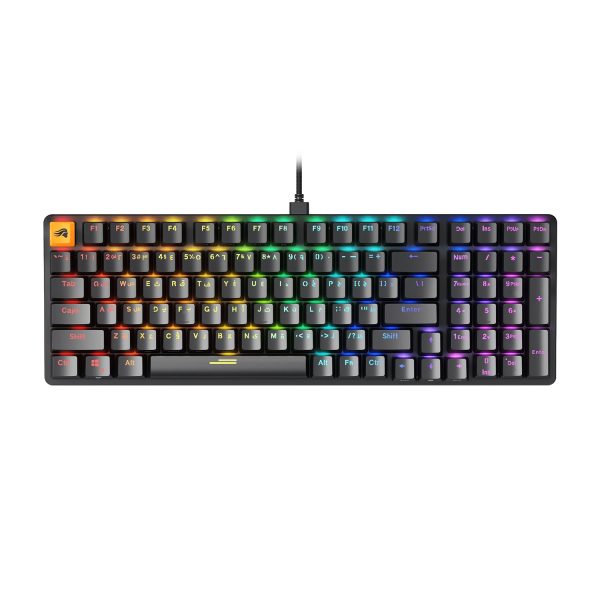 Glorious GMMK 2 Full-Size 96% Pre-Built Modular Wired Mechanical Keyboard – Arabic Layout – Black
