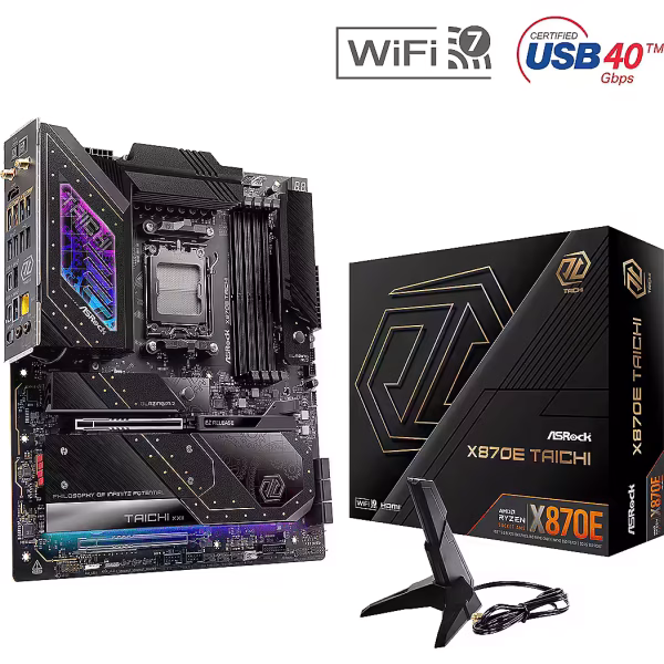 ASRock X870E Taichi LITE - BLACK | 90-MXBPA0-A0UAYZ