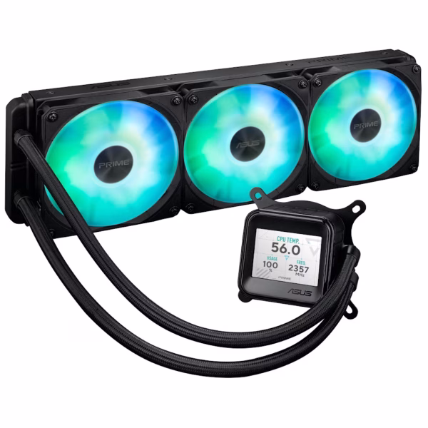 Asus Prime LC 360 ARGB LCD All In One CPU Liquid Cooler - 360mm - BLACK | 90RC00Z1-B0EAY0