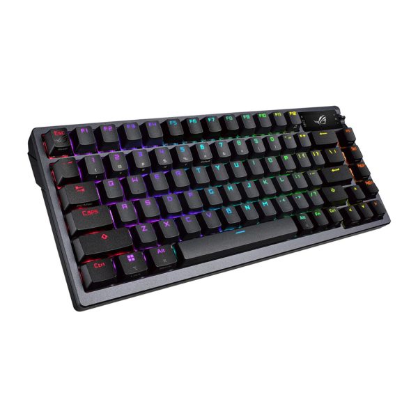Asus M701 ROG Azoth 75% Wireless Mechanical Gaming Keyboard with ROG NX Red Switch (Arabic Layout) - BLACK