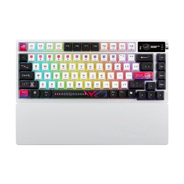 ASUS ROG Azoth X M704 75% Wireless Mechanical Gaming Keyboard – NX Switches, Arabic Layout - WHITE
