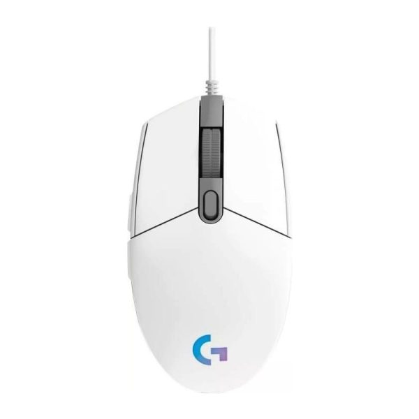Logitech G203 Lightsync RGB Wired Gaming Mouse (8,000 DPI) – White