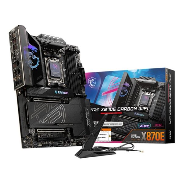 MSI MPG X870E CARBON WIFI AMD AM5 ATX Motherboard | 911-7E49-001
