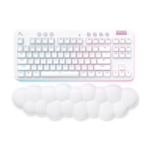 Logitech G715 TKL Wireless Tactile Mechanical Gaming Keyboard – White
