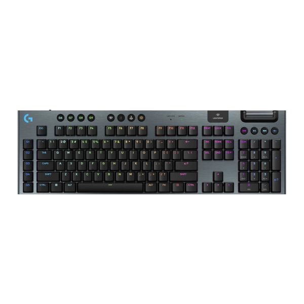 Logitech G915 X LIGHTSPEED Wireless Low-Profile Mechanical Gaming Keyboard – LIGHTSYNC RGB & Programmable Keys – Black