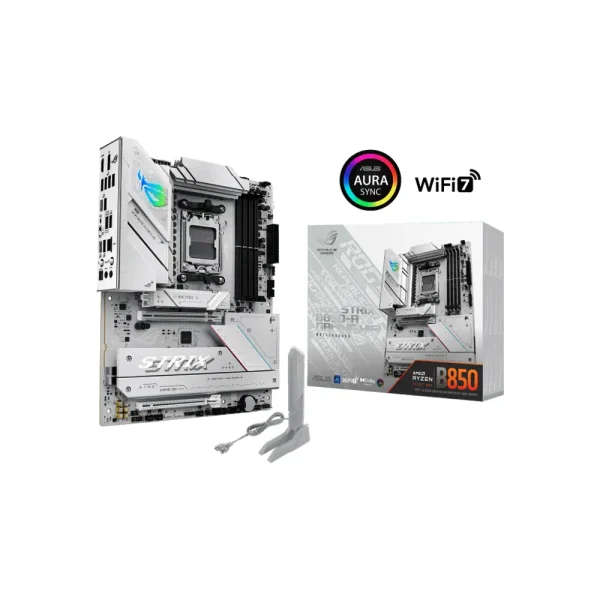 ASUS ROG Strix B850-A Gaming WiFi ATX Motherboard - WHITE | 90MB1J50-M0EAY0