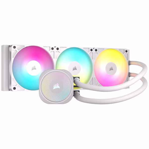 Corsair NAUTILUS 360 RS ARGB All In One CPU Cooler 360mm - WHITE | CW-9060095-WW
