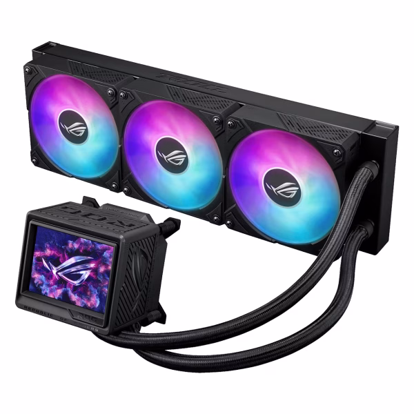 ASUS ROG Ryujin III 360 Extreme ARGB Performance All In One CPU Cooler with OLED- 360mm - BLACK | 90RC0131-M0EAY0