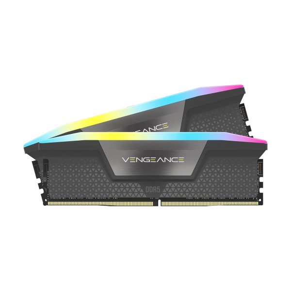 Corsair Vengeance RGB DDR5 96GB (2x48GB) 6400MT/s CL32 XMP-Ready Memory Kit – Black