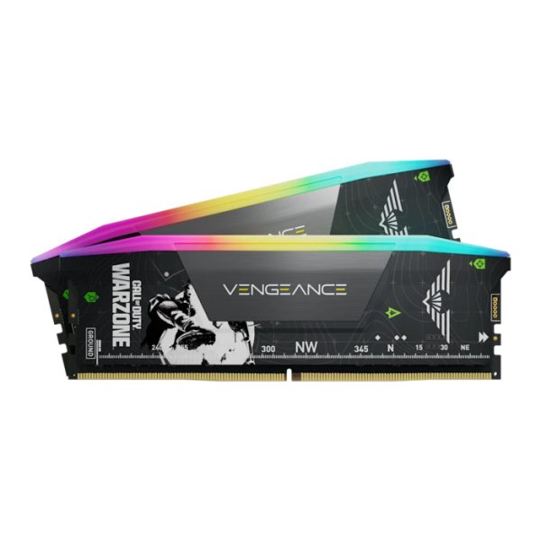 Corsair Vengeance RGB Call of Duty Warzone Edition 32GB (2x16GB) DDR5 6400MHz CL32 Memory Kit – Grey
