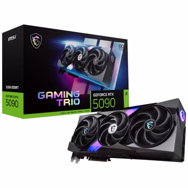 MSI GeForce RTX 5090 Gaming Trio OC 32GB GDDR7 GRAPHICS CARD - BLACK | 912-V530-024