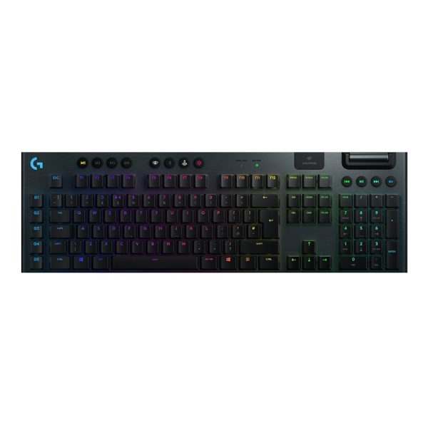 Logitech G915 LIGHTSPEED RGB Mechanical Gaming Keyboard – Wireless/Bluetooth/Wired – GL Tactile Switches