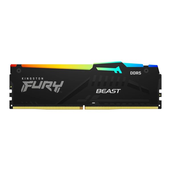 Kingston Fury Beast RGB 32GB DDR5 6000MHz CL30 Memory - BLACK
