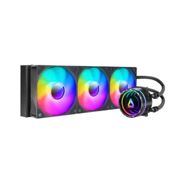 AZZA Blizzard PRO 360mm ARGB CPU Liquid Cooler - BLACK |  LCAZ-360R-PRO