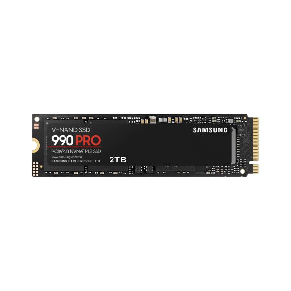Samsung 990 PRO 2TB PCIe 4.0 NVMe M.2 SSD – Read Speeds up to 7,450 MB/s & Write Speeds up to 6,900 MB/s