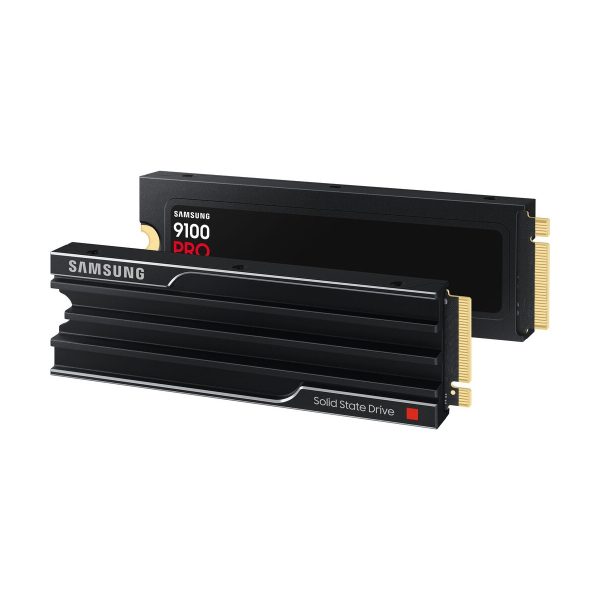 Samsung 9100 PRO 4TB PCIe Gen 5x4 NVMe Internal SSD with Heatsink – Speeds Up to 14,800 MB/s
