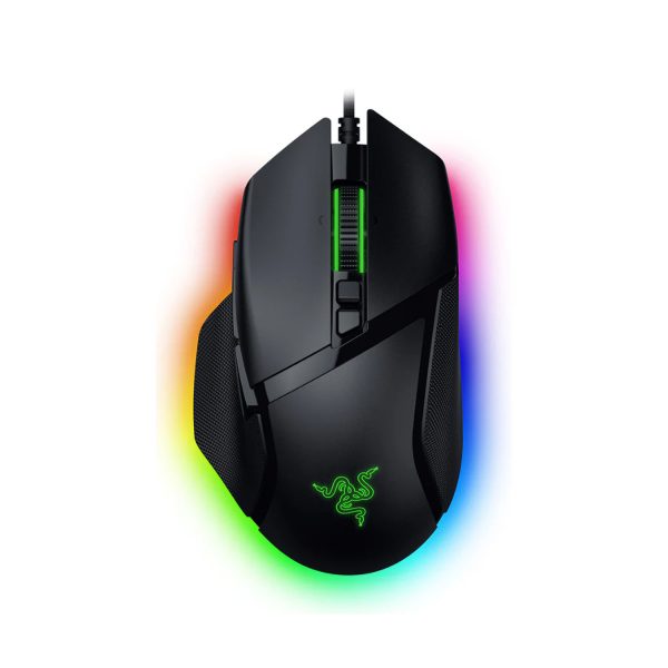 Razer Basilisk V3 35K Wired Ergonomic Gaming Mouse – Black - Features HyperScroll Tilt Wheel, 35,000 DPI Optical Sensor Gen 2, 13 Customizable Controls, Chroma RGB Lighting, and Gen 3 Optical Switches