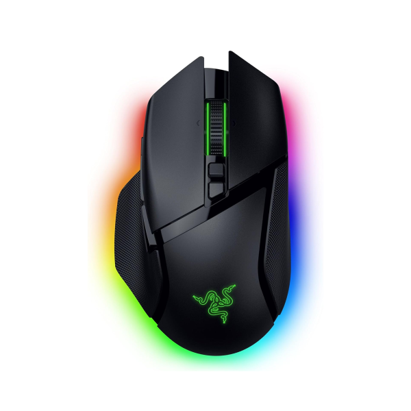 Razer Basilisk V3 Pro 35K Wireless/Bluetooth/Wired Ergonomic Gaming Mouse – Black Fully customizable with Focus Pro 35K Gen-2 Optical Sensor, 11 programmable buttons, and up to 210 hours of battery life on Bluetooth or 145 hours on HyperSpeed Wireless.