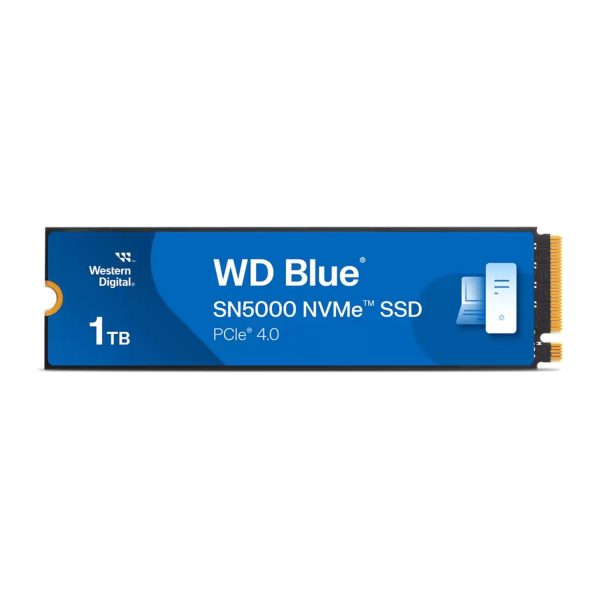 WD Blue SN5000 1TB NVMe SSD M.2 PCIe 4.0 – Up to 5,150 MB/s Read Speed