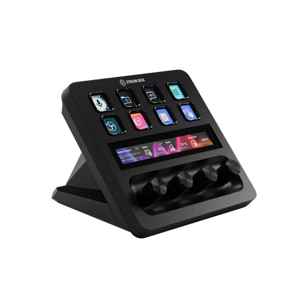 Elgato Stream Deck Plus Kit with XLR Dock, featuring customizable controls and professional audio integration - BLACK
