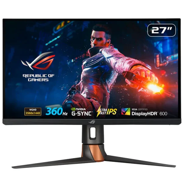 ASUS ROG Swift PG27AQN 27″ QHD Gaming Monitor – IPS, 360Hz, 1ms, NVIDIA G-SYNC - Black