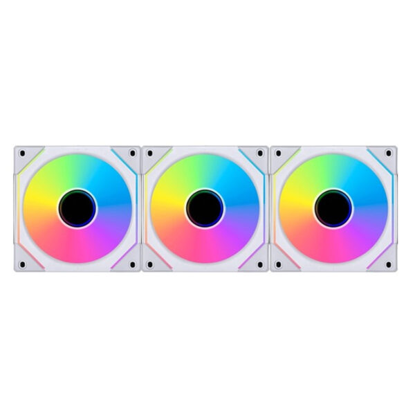 Lian Li Uni Fan SL-Infinity INF120-3 RGB 120mm Cooling Fan (3-Pack) – White