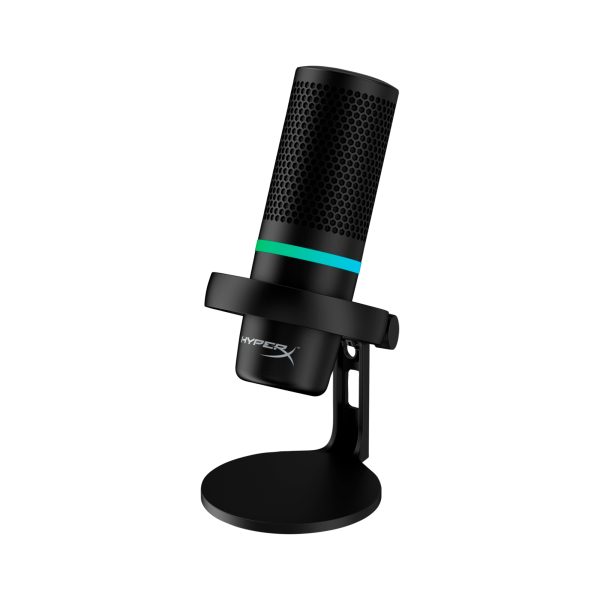 HyperX DuoCast Wired RGB Gaming & Streaming Microphone – Black