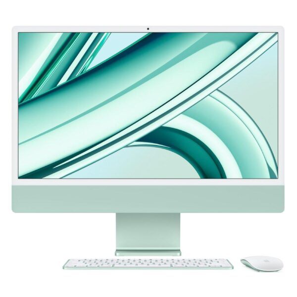 Apple iMac 24" M3, 8-Core CPU, 10-Core GPU, 8GB RAM, 256GB SSD, English/Arabic Keyboard - Green