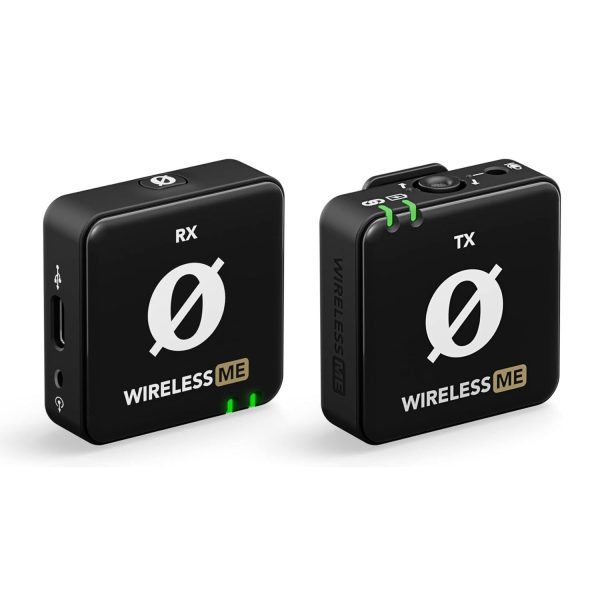 Rode Wireless ME Microphone for Great Audio Every Time, 2-Way Interview Ready, with Free Rode Video & Audio Apps, Compatible with Cameras & Smartphones.