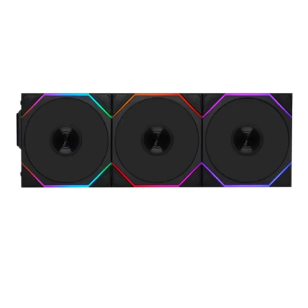 Lian Li Reverse Blade UNI FAN TL LCD 120 RGB 3-in-1 Pack with TL Controller – BLACK