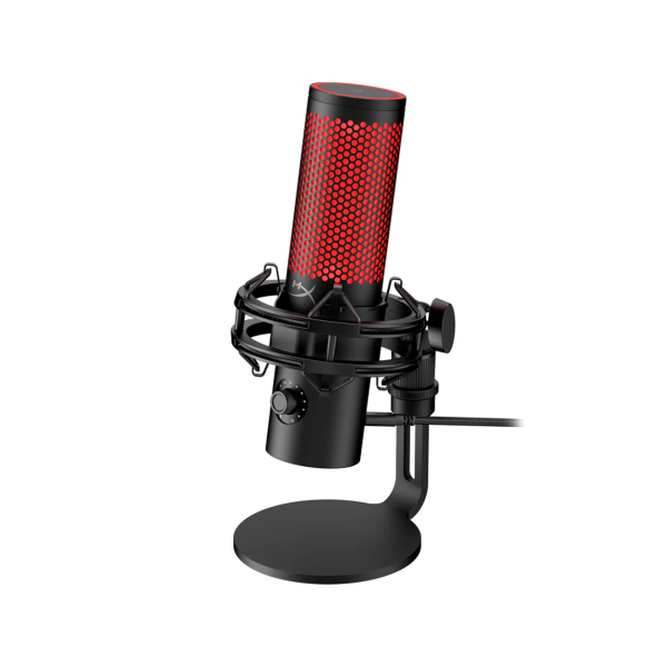 HyperX QuadCast 2 Studio-Quality Microphone with Tap-to-Mute, Multifunction Controls, and Removable Shock Mount for PC, PS5, PS4 & Mac