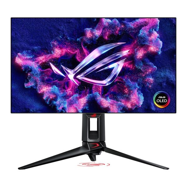 ASUS ROG Swift OLED PG27AQDP 27″ QHD Gaming Monitor – 480Hz, 0.03ms, HDMI 2.1, NVIDIA G-SYNC, Ultra-Fast Performance - BLACK