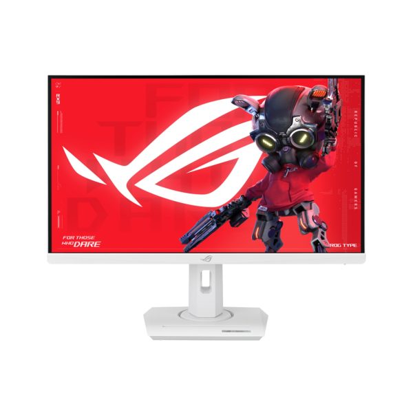 ASUS ROG Strix XG27UCG-W 27″ Gaming Monitor – Fast IPS, Dual Mode 4K 160Hz / FHD 320Hz, 1ms, HDR400, USB-C - White