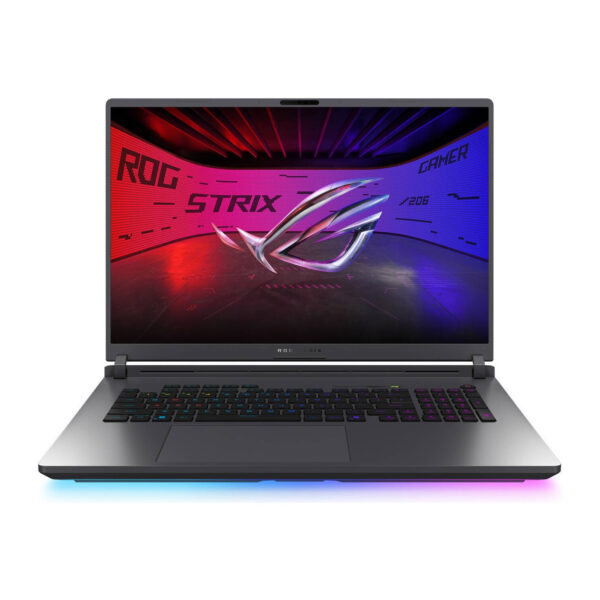 Asus ROG Strix G18 Gaming Laptop – Intel Core Ultra 9-275HX, 32GB RAM, 2TB SSD, NVIDIA RTX 5080 16GB, 18" WQXGA 240Hz Display, Windows 11 Home – Eclipse Gray.