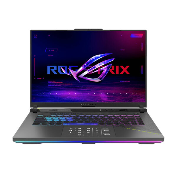 Asus ROG Strix G16 Gaming Laptop – AMD Ryzen 9-8940HX, 16GB DDR5 RAM, 1TB NVMe Gen 4 SSD, RTX 5070Ti 12GB, 16" WUXGA 165Hz Display, 4-Zone RGB Keyboard, Windows 11 Home – Eclipse Gray