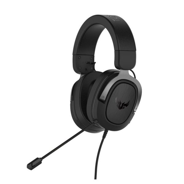 Asus TUF Gaming H3 Wired Stereo 7.1 Virtual Surround Gaming Headset for PC, PS4/PS5, Xbox One & Nintendo Switch – Gunmetal