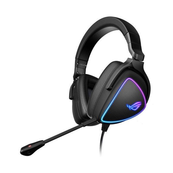 Asus Rog Delta S RGB Quad-DAC Wired Gaming Headset - Black