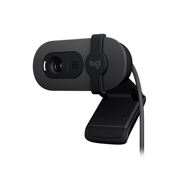 Logitech Brio 100 Webcam Full HD 1080p Video Quality - Graphite