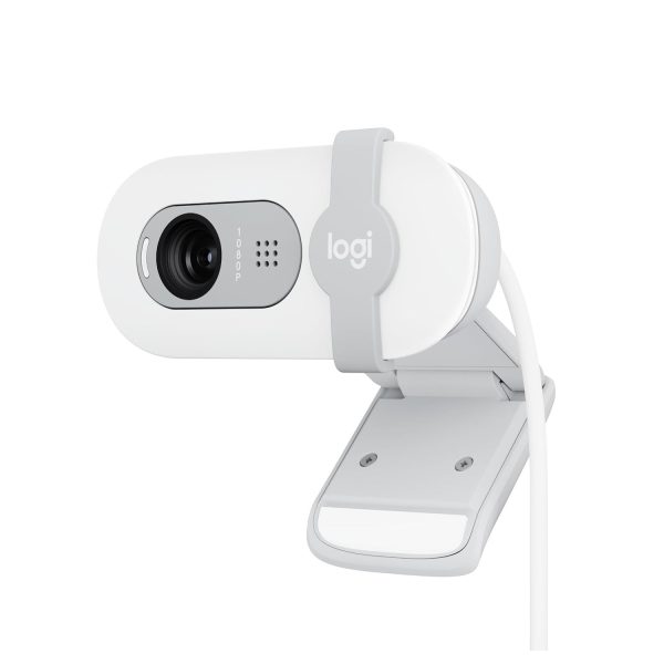 Logitech Brio 100 Webcam Full HD 1080p Video Quality - WHITE