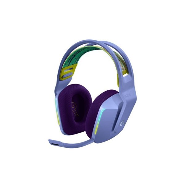 Logitech G733 Lightspeed Wireless RGB Gaming Headset for PC & PS4 – Lilac