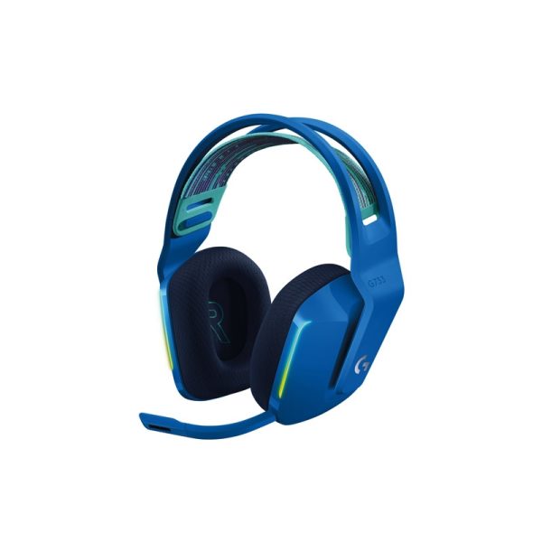 Logitech G733 Lightspeed Wireless RGB Gaming Headset for PC & PS4 – Blue