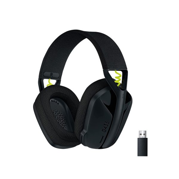 Logitech G435 Lightspeed Wireless and Bluetooth Gaming Headset for PC, PS5/PS4 & Nintendo – Black.