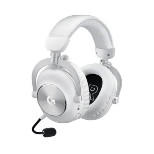 Logitech G Pro X 2 Lightspeed Gaming Headset – Wireless, Bluetooth, USB & 3.5mm for PC, PS5 & Switch – White.