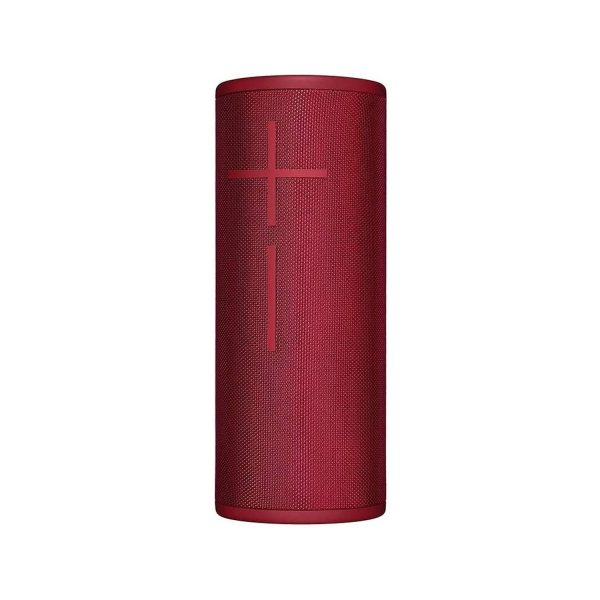 Logitech Ultimate Ears Boom 3 Portable Bluetooth Speaker – Waterproof, Dustproof, 360° Sound, One-Touch Music Control - Sunset Red.