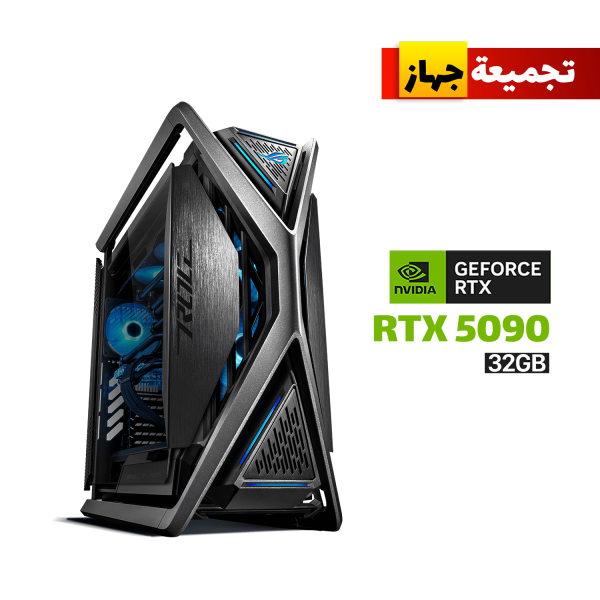 Gaming PC with Ryzen 9 9950X3D, MSI MAG X870E TOMAHAWK Motherboard, 96GB Corsair Vengeance RGB DDR5 RAM, ROG Astral LC RTX 5090 32GB GPU, Samsung 2TB 9100 PRO Gen-5 + 2TB 990 PRO SSDs, ROG Ryujin III 360 Black Cooler, ROG Thor 1000W Platinum PSU, ROG Hyperion GR701 Case, and Windows 11.